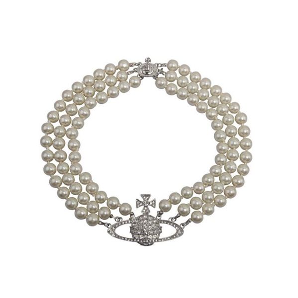 charm three layers pearl necklace collarbone chain choker necklaces for women, Golden;silver
charm three layers pearl necklace collarbone chain choker necklaces for women, Golden;silver