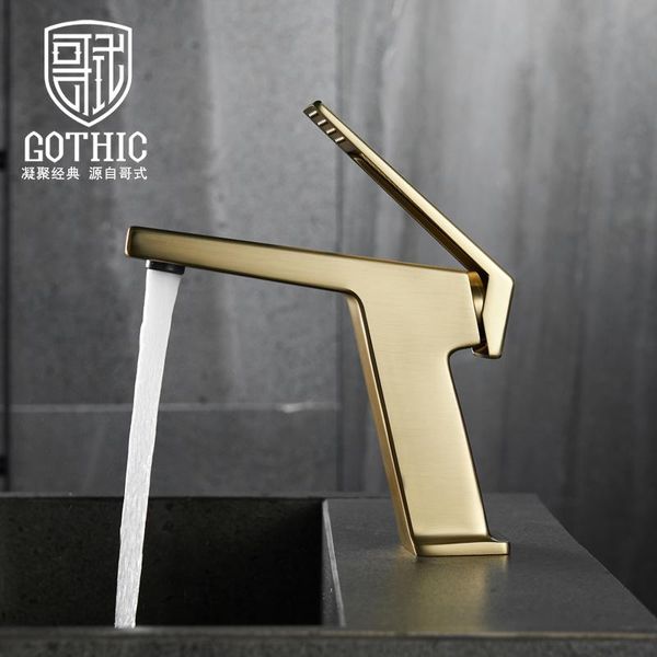 bathroom sink faucets basin faucet light luxury brushed golden deck mounted tap single handle cold water brass bath mixer
bathroom sink faucets basin faucet light luxury brushed golden deck mounted tap single handle cold water brass bath mixer