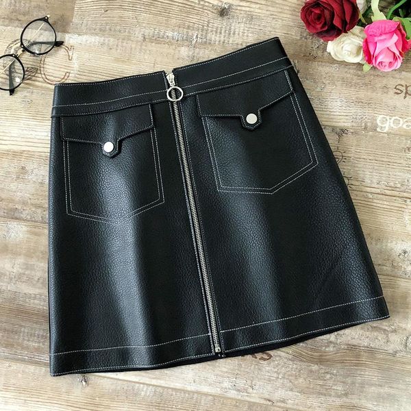 skirts 2021 womens sheepskin short skirt black high waist leather fashion a-line hip
skirts 2021 womens sheepskin short skirt black high waist leather fashion a-line hip