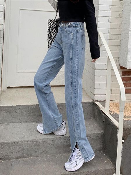 women's jeans denim pants chic hong kong style spring and autumn 2021 small tall straight tube loose early, Blue
women's jeans denim pants chic hong kong style spring and autumn 2021 small tall straight tube loose early, Blue