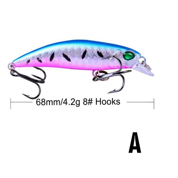 1pcs minnow fishing lure 6.8cm 4.2g artificial hard baits pesca hooks good professional fish wobbler bass pike fishin jllejt
1pcs minnow fishing lure 6.8cm 4.2g artificial hard baits pesca hooks good professional fish wobbler bass pike fishin jllejt