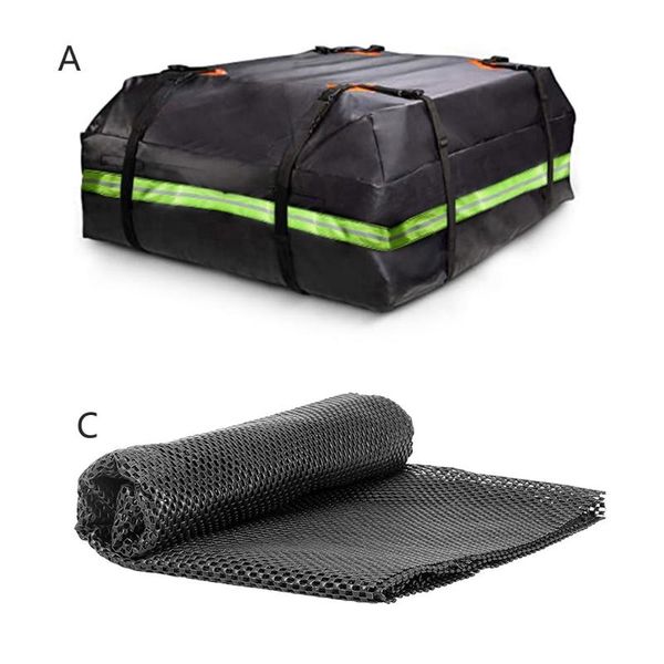 car organizer waterproof roof rack bag cargo carrier luggage basket for all suv 600d oxford cloth anti-slip mat
car organizer waterproof roof rack bag cargo carrier luggage basket for all suv 600d oxford cloth anti-slip mat