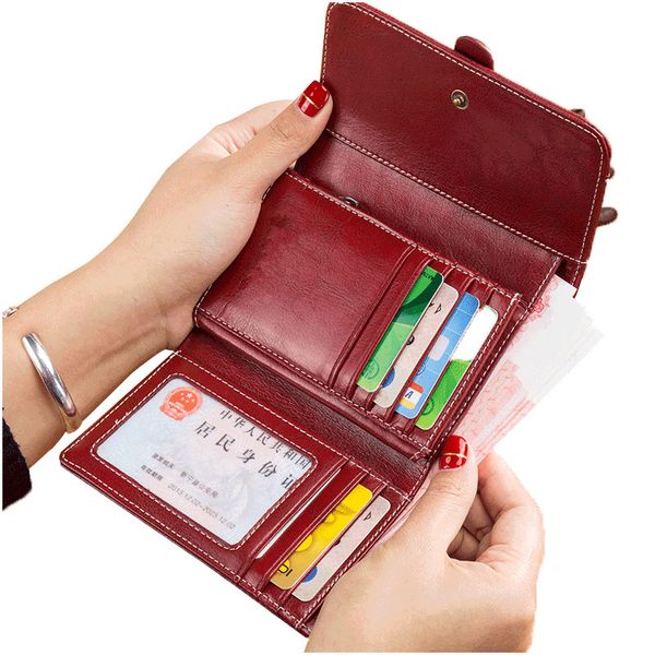 money bag fashion female wallet genuine leather wallet women blocking business holder clutch purse woman, Red;black
money bag fashion female wallet genuine leather wallet women blocking business holder clutch purse woman, Red;black