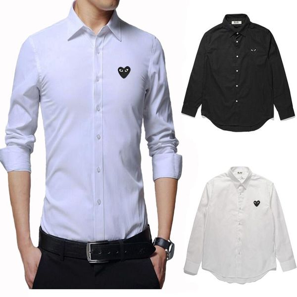 men's casual shirts play spring autumn men women cartoon black love embroidery lapel single-breasted long-sleeved cotton couple loose s, White;black
men's casual shirts play spring autumn men women cartoon black love embroidery lapel single-breasted long-sleeved cotton couple loose s, White;black