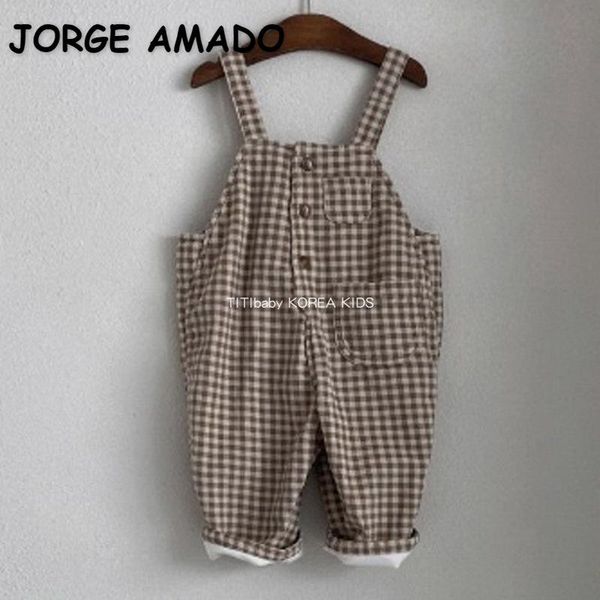 2021 new spring baby boys girls overalls pants plaid sling pants elastic waist loose style kids casual clothes e100, Blue
2021 new spring baby boys girls overalls pants plaid sling pants elastic waist loose style kids casual clothes e100, Blue