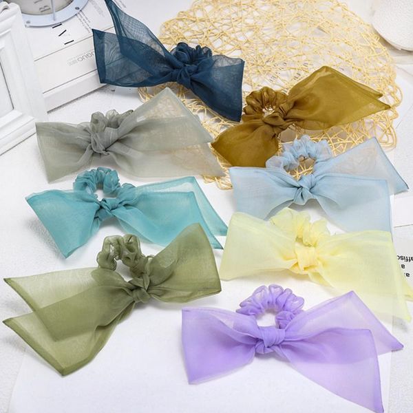 hair accessories 2021 fashion mesh sweet bow scrunchies women tie rope rubber bands ponytail holder
hair accessories 2021 fashion mesh sweet bow scrunchies women tie rope rubber bands ponytail holder