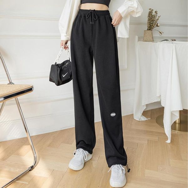 women's pants & capris women loose sweatpants 2021 spring autumn wide leg fashion lace-up bottom female knitted trousers casual chic el, Black;white
women's pants & capris women loose sweatpants 2021 spring autumn wide leg fashion lace-up bottom female knitted trousers casual chic el, Black;white