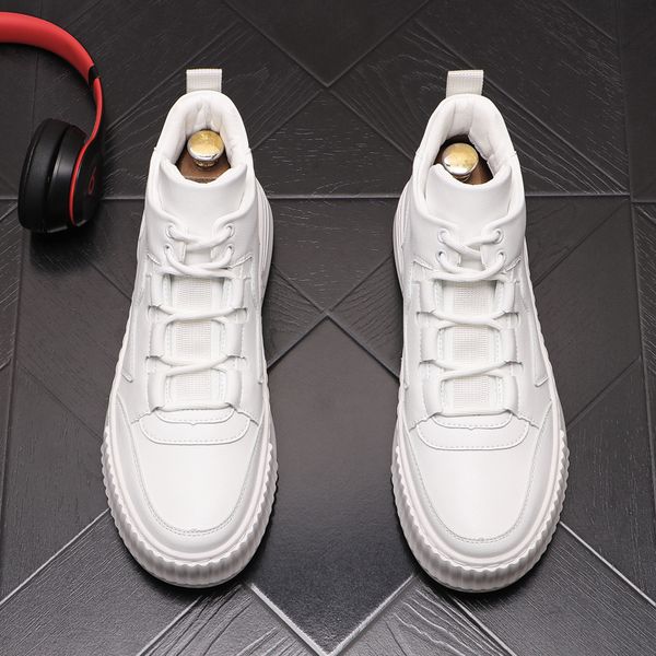 fashion designer high wedding dress party shoes classic 4 seasons men white sport ankle boots leather casual sneakers lace-up walking loafer, Black
fashion designer high wedding dress party shoes classic 4 seasons men white sport ankle boots leather casual sneakers lace-up walking loafer, Black