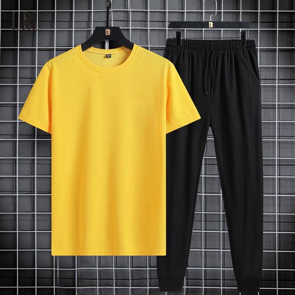 men's tracksuits summer men t-shirt sets 2 piece short sleeved tshirt + pants sportswear tracksuit mens casual jogger gym track suit cl, Gray
men's tracksuits summer men t-shirt sets 2 piece short sleeved tshirt + pants sportswear tracksuit mens casual jogger gym track suit cl, Gray