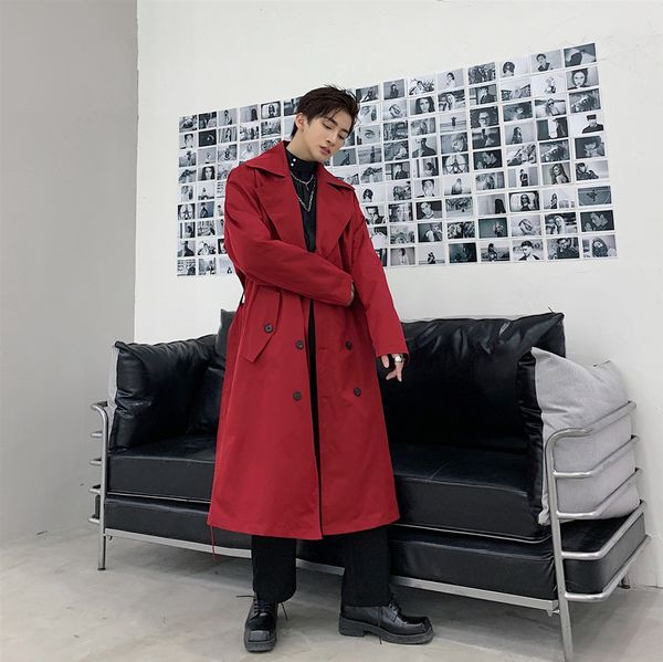 men's jackets male women double breasted loose casual red trench coat vintage streetwear hip hop jacket windbreaker overcoat adzf, Black;brown
men's jackets male women double breasted loose casual red trench coat vintage streetwear hip hop jacket windbreaker overcoat adzf, Black;brown