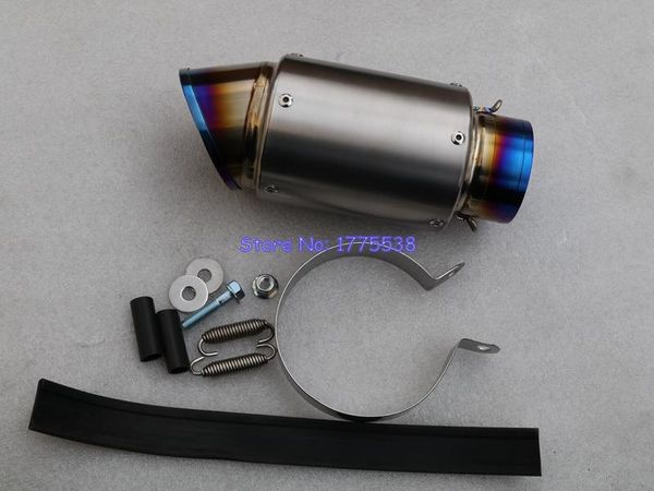 motorcycle exhaust system large displacement gp pipe muffler escape id:51mm/54mm/61mm/63mm/65mm titanium alloy with spare parts
motorcycle exhaust system large displacement gp pipe muffler escape id:51mm/54mm/61mm/63mm/65mm titanium alloy with spare parts