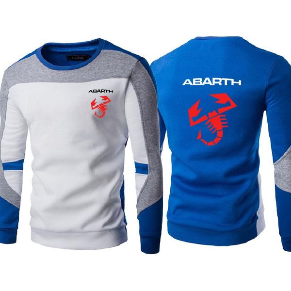 men's hoodies & sweatshirts pullover abarth logo print autumn stitching color cotton sweatshirt harajuku trend clothing, Black
men's hoodies & sweatshirts pullover abarth logo print autumn stitching color cotton sweatshirt harajuku trend clothing, Black