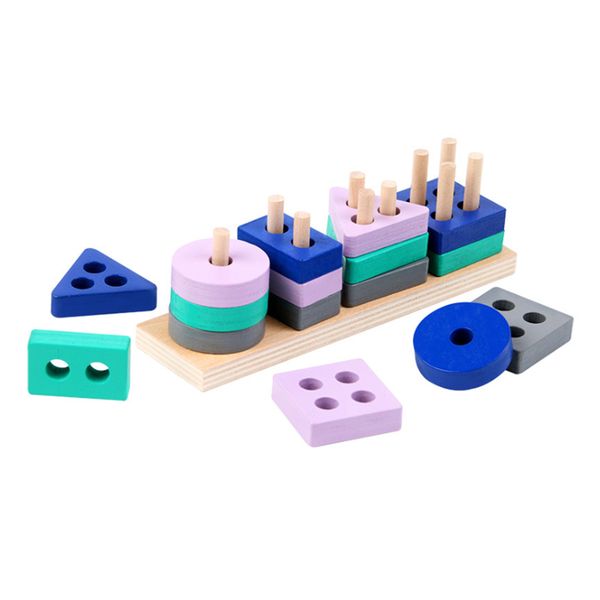 cognitive jenga toy macarons four sets of column baby cognitive shape matching wooden buildi toys parent-child interaction gift
cognitive jenga toy macarons four sets of column baby cognitive shape matching wooden buildi toys parent-child interaction gift