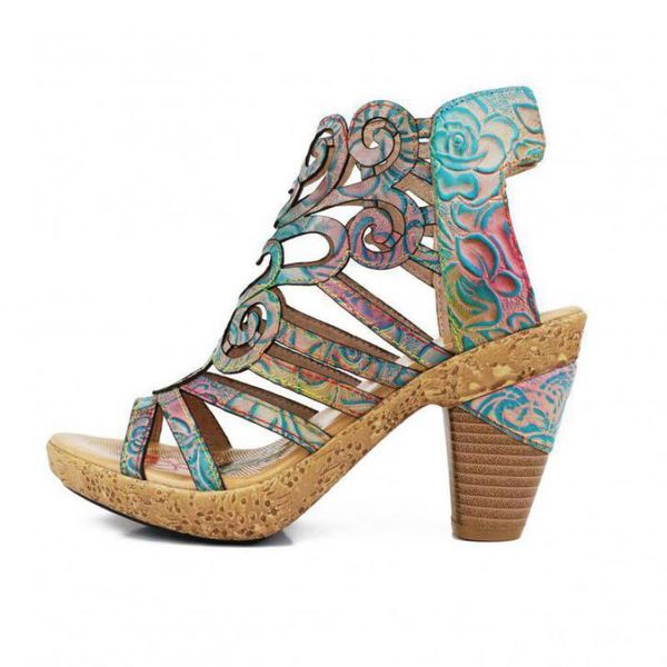 dress shoes yourseason ladies hand painted vintage sandals genuine leather concise sewing platform buckle strap ethnic summer 2021, Black
dress shoes yourseason ladies hand painted vintage sandals genuine leather concise sewing platform buckle strap ethnic summer 2021, Black