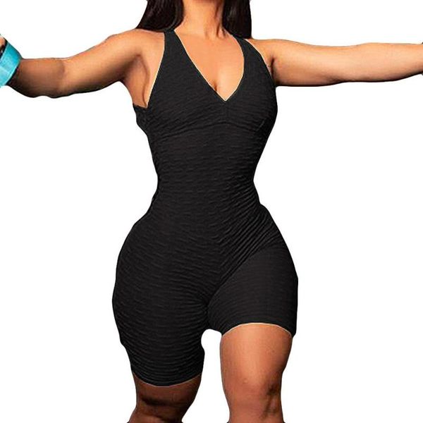 women's jumpsuits & rompers ladies v-neck sleeveless joint fitness sports shorts summer backless one piece package hip romper women, Black;white
women's jumpsuits & rompers ladies v-neck sleeveless joint fitness sports shorts summer backless one piece package hip romper women, Black;white