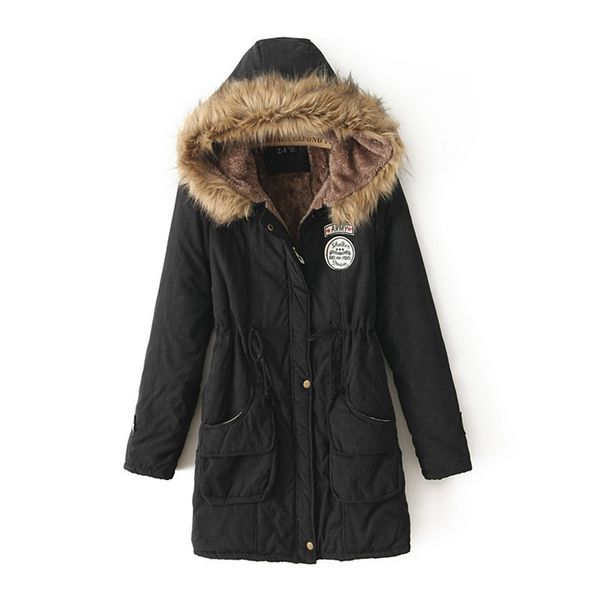 coats and jackets winter korean casual slim-fitting cotton-padded with hooded long-sleeved mid-length padded plus size clothing 211007, Black
coats and jackets winter korean casual slim-fitting cotton-padded with hooded long-sleeved mid-length padded plus size clothing 211007, Black