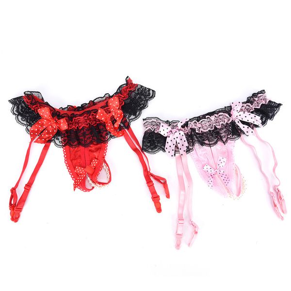 4 colors for stocking black lace board women open cross pearl panties boog lingerie garter belt, Black;white
4 colors for stocking black lace board women open cross pearl panties boog lingerie garter belt, Black;white