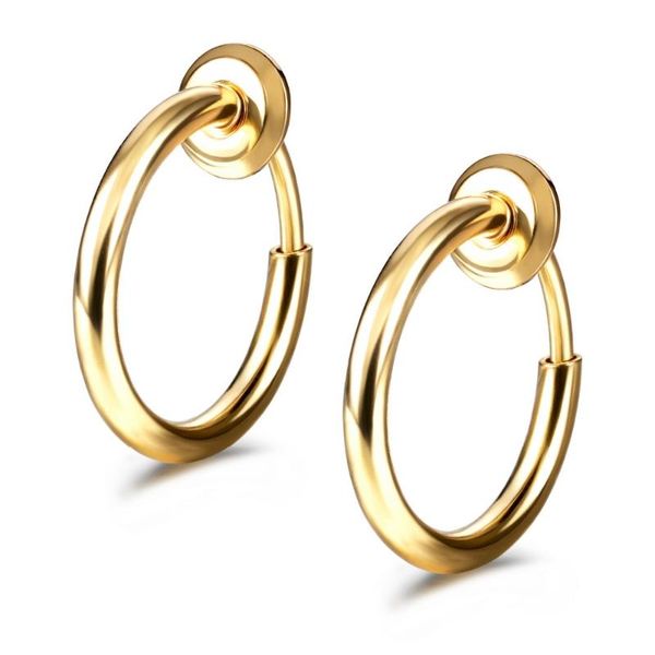 clip-on & screw back clip on earrings fake non-piercing spring for sensitive ears cartilage, Silver
clip-on & screw back clip on earrings fake non-piercing spring for sensitive ears cartilage, Silver