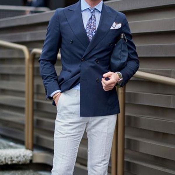 men's suits & blazers fashion handsome blue men plus size slim wedding groomsmen for dress business casual clothing (jacket+pants), White;black
men's suits & blazers fashion handsome blue men plus size slim wedding groomsmen for dress business casual clothing (jacket+pants), White;black
