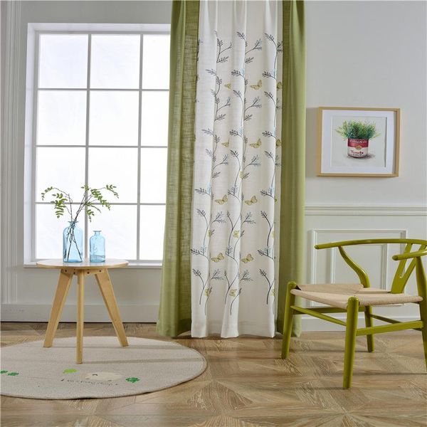 curtains for living room bedroom curtains modern garden american country style slub embroidered ceiling installation
curtains for living room bedroom curtains modern garden american country style slub embroidered ceiling installation