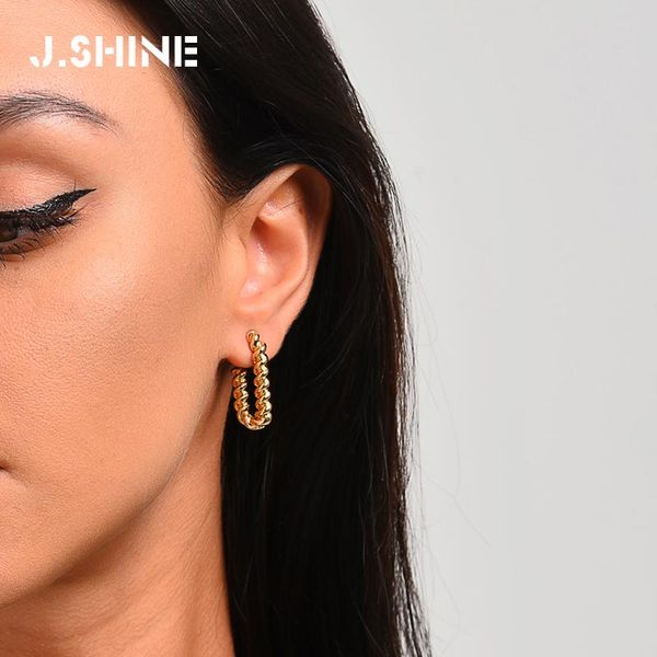 hoop & huggie jshine two tones u-shaped zinc alloy metal twisted thick chain hoops earrings for women fashion jewelry accessories, Golden;silver
hoop & huggie jshine two tones u-shaped zinc alloy metal twisted thick chain hoops earrings for women fashion jewelry accessories, Golden;silver
