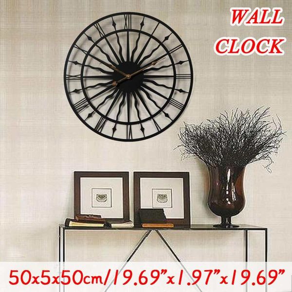 wall clocks 50cm creative minimalist round iron clock vintage roman numerals hollow out living room decoration quartz large
wall clocks 50cm creative minimalist round iron clock vintage roman numerals hollow out living room decoration quartz large