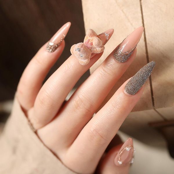 nail art decorations 5pcs cute plush bear charms 3d four colors decals diy cartoon gems for decoration accessories, Silver;gold
nail art decorations 5pcs cute plush bear charms 3d four colors decals diy cartoon gems for decoration accessories, Silver;gold
