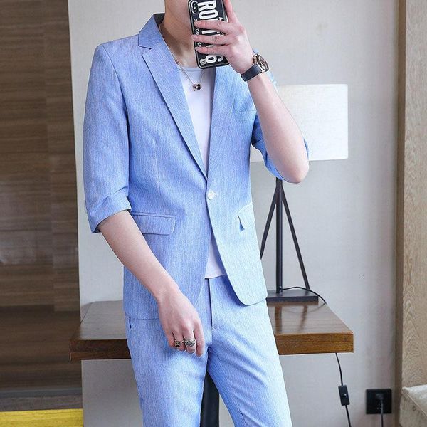 men's suits & blazers neploha men's casual business jacket trend three quarter sleeve short sleeved formal western clothing solid c, White;black
men's suits & blazers neploha men's casual business jacket trend three quarter sleeve short sleeved formal western clothing solid c, White;black