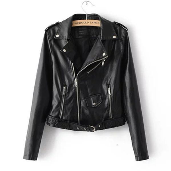 2021 new fashion motorcycle zipper pu leather women autumn basic outerwear coat 5 color black red yellow pink short jacket btt5, Black;brown
2021 new fashion motorcycle zipper pu leather women autumn basic outerwear coat 5 color black red yellow pink short jacket btt5, Black;brown