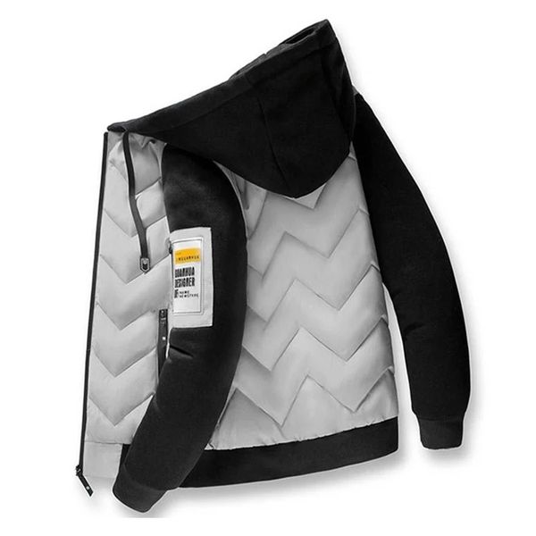 2021 New Winter Men Parka Casual Jacket Fashion Color Patchwork Outwear Thicken and Warm Hooded Coat Slim Fit Dropshipping LVOB, Black
2021 New Winter Men Parka Casual Jacket Fashion Color Patchwork Outwear Thicken and Warm Hooded Coat Slim Fit Dropshipping LVOB, Black