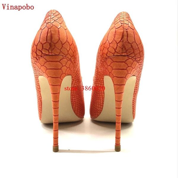 dress shoes brand fashion pointed toe orange high-heels snake pattern print pumps elegant single 12cm high heel ladies party, Black
dress shoes brand fashion pointed toe orange high-heels snake pattern print pumps elegant single 12cm high heel ladies party, Black