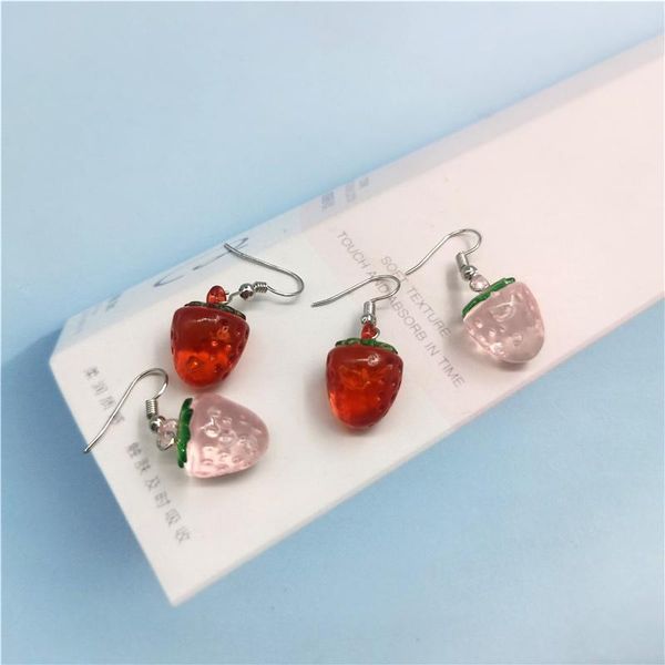 dangle & chandelier 1pair european clear red pink strawberry drop earrings for women girl korea trendy fruit earings jewelry christmas gift, Silver
dangle & chandelier 1pair european clear red pink strawberry drop earrings for women girl korea trendy fruit earings jewelry christmas gift, Silver