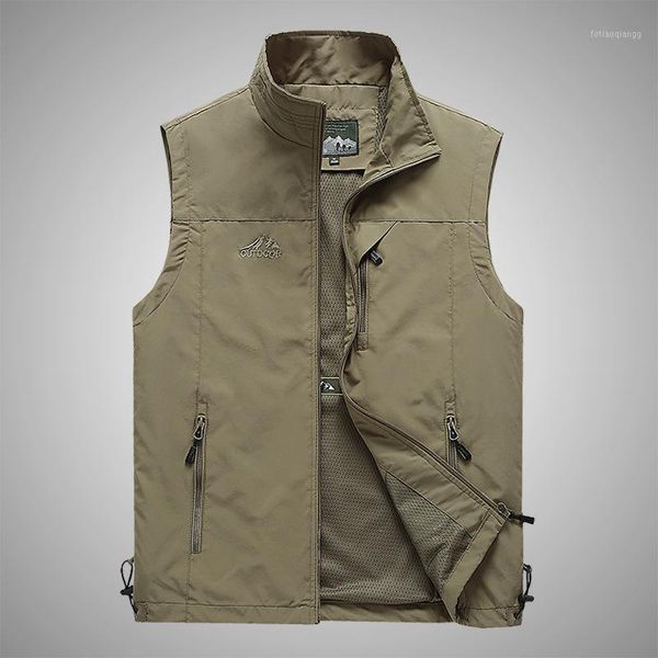 men's jackets hiking vest spring autumn breathable quick drying fishing waistcoat outdoor hunting vests plus size s-5xl colete tatico, Black;brown
men's jackets hiking vest spring autumn breathable quick drying fishing waistcoat outdoor hunting vests plus size s-5xl colete tatico, Black;brown