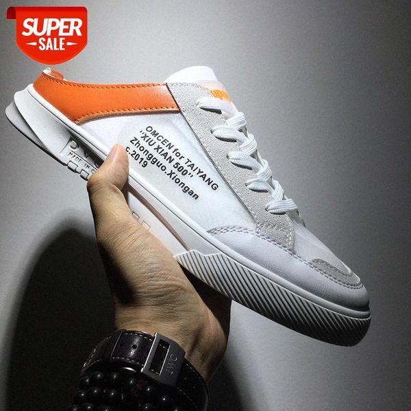 summer men's fashion half slippers shoes korean casual sneakers lazy light and breathable pedal #ea16
summer men's fashion half slippers shoes korean casual sneakers lazy light and breathable pedal #ea16