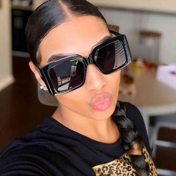 square clear shades sunglasses woman big frame rectangle sun glasses for women fashion designer uv400 eyewear, White;black
square clear shades sunglasses woman big frame rectangle sun glasses for women fashion designer uv400 eyewear, White;black