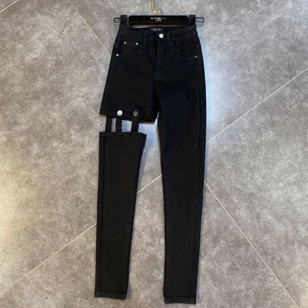 2021 Autumn New Arrivals High Hollow Waist Out Black Denim Long Pencil Female Pants Streetwear Jeans S8gn, Blue
2021 Autumn New Arrivals High Hollow Waist Out Black Denim Long Pencil Female Pants Streetwear Jeans S8gn, Blue