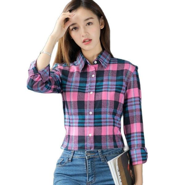 women's blouses & shirts blouse 6xl spring fashion casual lapel plus size 2021 women plaid shirt checks flannel female long sleeve, White
women's blouses & shirts blouse 6xl spring fashion casual lapel plus size 2021 women plaid shirt checks flannel female long sleeve, White