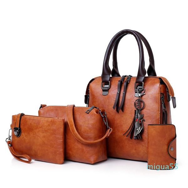 four-piece retro double shoulder bag european and american fashion messenger female bag
four-piece retro double shoulder bag european and american fashion messenger female bag
