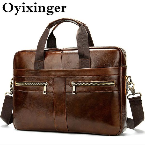 briefcases oyixinger men's genuine leather briefcase man business lapbag natural messenger bags 2021 shoulder for male
briefcases oyixinger men's genuine leather briefcase man business lapbag natural messenger bags 2021 shoulder for male