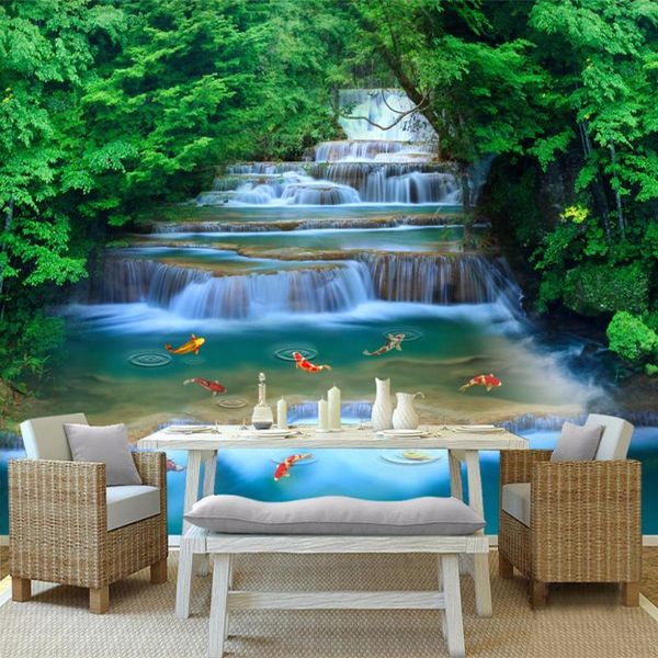 custom p mural wallpaper 3d forest waterfall living room background decoration wall painting papel de parede 3d
custom p mural wallpaper 3d forest waterfall living room background decoration wall painting papel de parede 3d