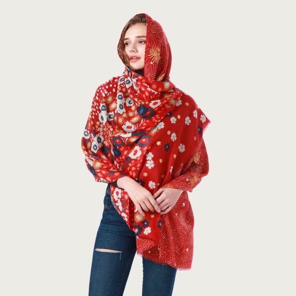 scarves women bronzing luxury hijab scarf floral print pattern soft shawl vintage stole blanket wrap, Blue;gray
scarves women bronzing luxury hijab scarf floral print pattern soft shawl vintage stole blanket wrap, Blue;gray