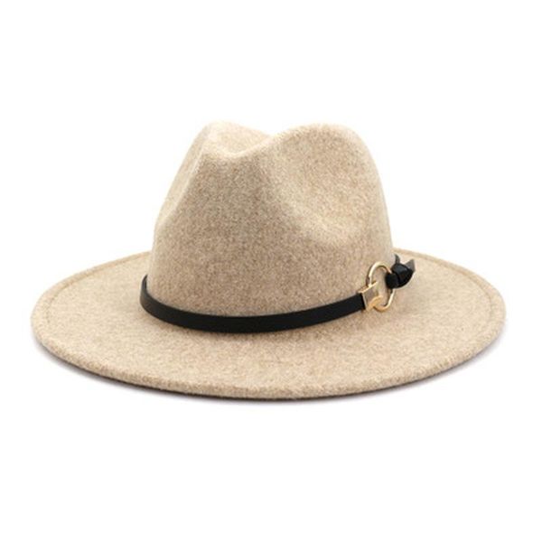 wide brim hats fedora women luxury formal dress winter wool belt band grey black casual warm men, Blue;gray
wide brim hats fedora women luxury formal dress winter wool belt band grey black casual warm men, Blue;gray