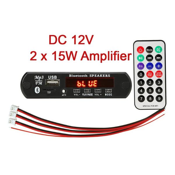 & mp4 players 2*15w mp3 player decoder board 12v bluetooth 5.0 30w car fm radio module support tf usb aux
& mp4 players 2*15w mp3 player decoder board 12v bluetooth 5.0 30w car fm radio module support tf usb aux
