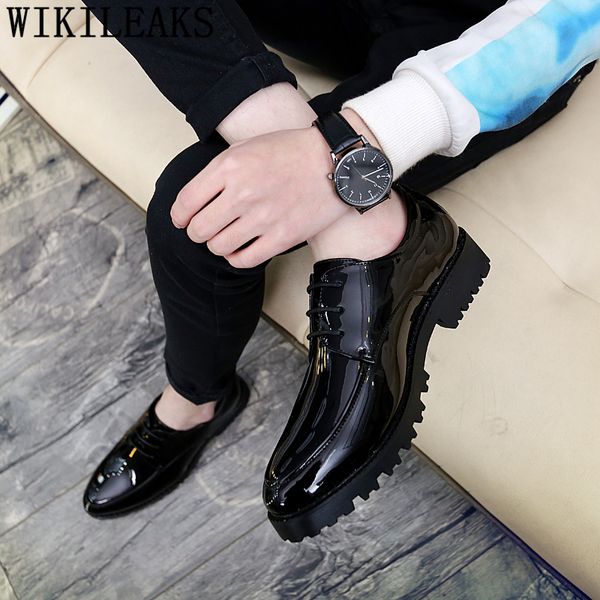 patent leather oxford shoes for men coiffeur business shoes men oxford leather italian brand high elegant shoes for men bona, Black
patent leather oxford shoes for men coiffeur business shoes men oxford leather italian brand high elegant shoes for men bona, Black