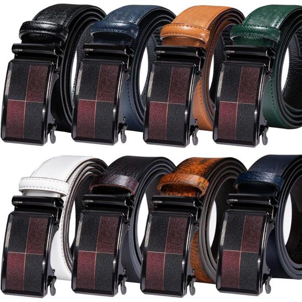 belts metal automatic ratchet buckles mens black blue brown red white green orange leather men belt waist straps for dress jeans, Black;brown
belts metal automatic ratchet buckles mens black blue brown red white green orange leather men belt waist straps for dress jeans, Black;brown
