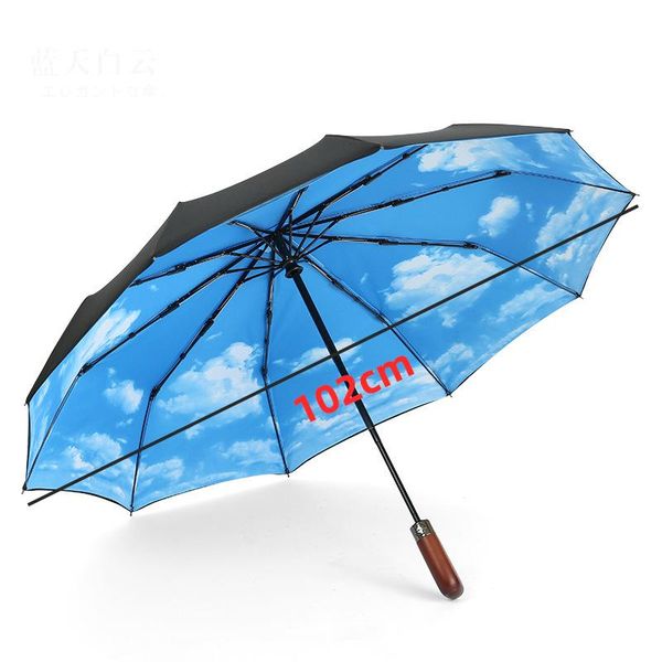 umbrellas fully automatic 10 bones wind resistant umbrella solid wood handle men business parasol three-folding
umbrellas fully automatic 10 bones wind resistant umbrella solid wood handle men business parasol three-folding