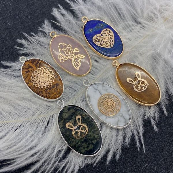 charms 1pcs natural gem stone oval metal hook pendants for diy jewelry anklet bracelet necklace making wholesale crystal beads, Bronze;silver
charms 1pcs natural gem stone oval metal hook pendants for diy jewelry anklet bracelet necklace making wholesale crystal beads, Bronze;silver