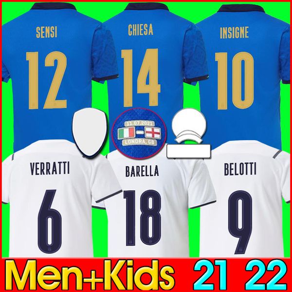 2021 italy final soccer jersey sensi barella insigne bernardeschi football shirt chiellini bonucci belotti jorginho chiesa winners man men k, Black;yellow
2021 italy final soccer jersey sensi barella insigne bernardeschi football shirt chiellini bonucci belotti jorginho chiesa winners man men k, Black;yellow