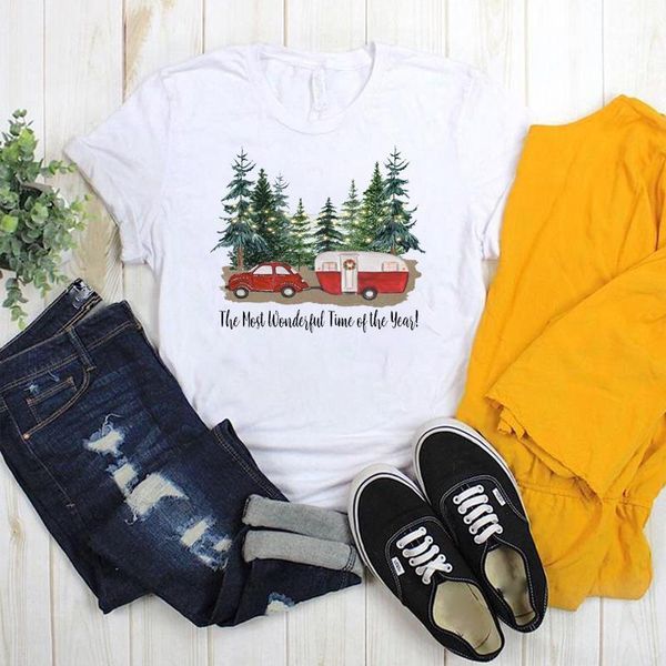 women printed womens truck winter trees camper printed t graphic tee ladies tshirt female t-shirt merry christmas shirts, White
women printed womens truck winter trees camper printed t graphic tee ladies tshirt female t-shirt merry christmas shirts, White