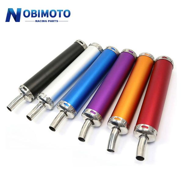 baluya motorcycle exhaust system 6 color 22mm inlet 280mm universal metal racing muffler silence 2 stroke 50-125cc
baluya motorcycle exhaust system 6 color 22mm inlet 280mm universal metal racing muffler silence 2 stroke 50-125cc
